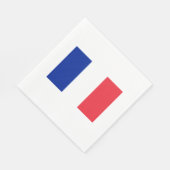 Vlag van France Paper Napkins Servetten (Hoek)