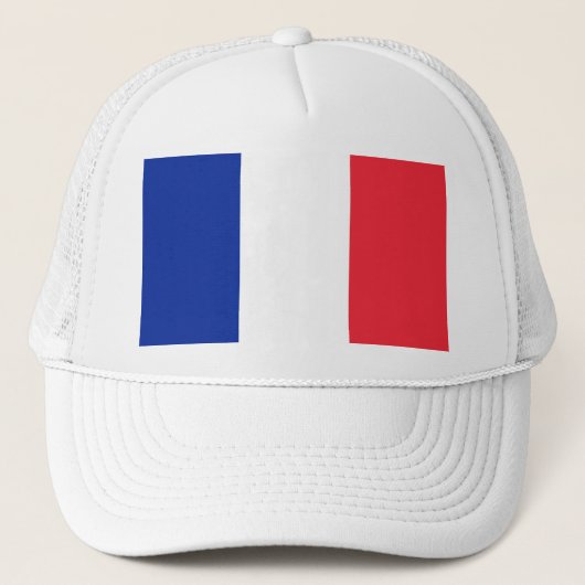 Vlag van France Trucker Hat Pet (Voorkant)