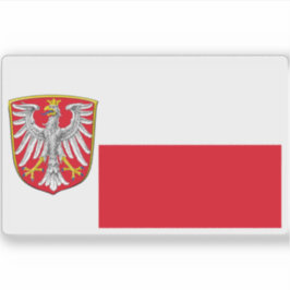 Vlag van Frankfurt am Main Sticker