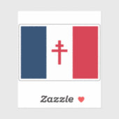 Vlag van Frankrijk (1940-1944) Sticker (Vel)