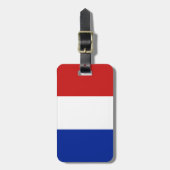 Vlag van Frankrijk Bagagelabel (Voorkant verticaal)