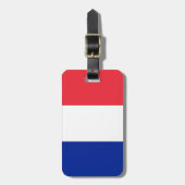 Vlag van Frankrijk Bagagelabel (Voorkant verticaal)