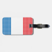 Vlag van Frankrijk Bagagelabel (Achterkant horizontaal)