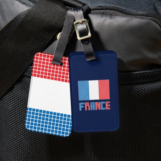 Vlag van Frankrijk Bagagelabel