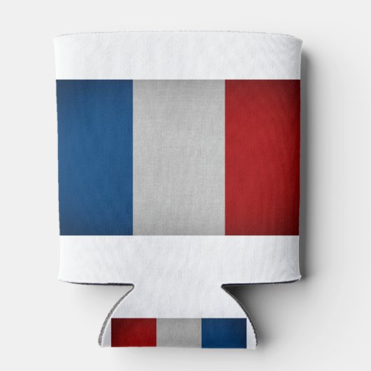 Vlag van Frankrijk Blikjeskoeler (Achterkant)