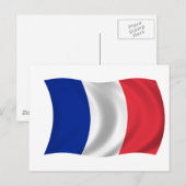 Vlag van Frankrijk Briefkaart (Voorkant / Achterkant)