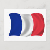 Vlag van Frankrijk Briefkaart (Voorkant)