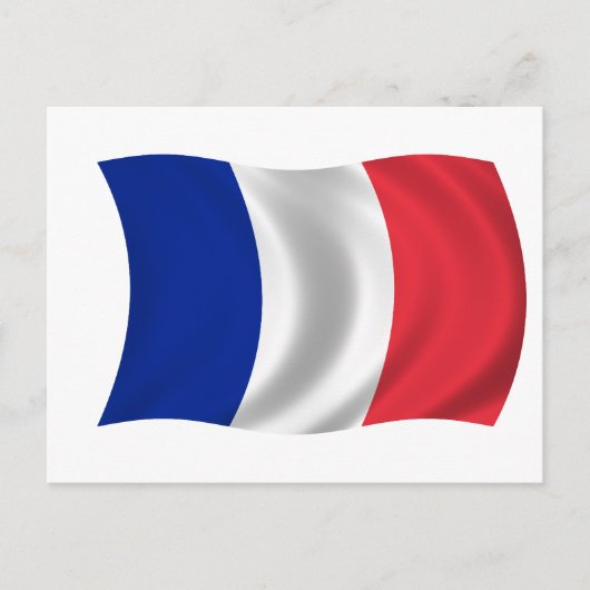Vlag van Frankrijk Briefkaart (Voorkant)