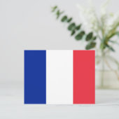 Vlag van Frankrijk Briefkaart (Staand voorkant)