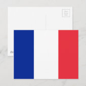 Vlag van Frankrijk Briefkaart (Voorkant / Achterkant)