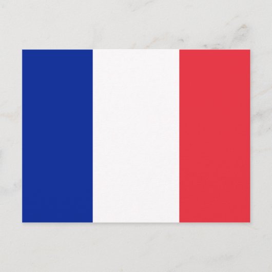 Vlag van Frankrijk Briefkaart (Voorkant)