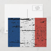 VLAG VAN FRANKRIJK BRIEFKAART (Voorkant / Achterkant)