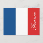 Vlag van Frankrijk Briefkaart (Voorkant)