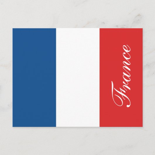 Vlag van Frankrijk Briefkaart (Voorkant)