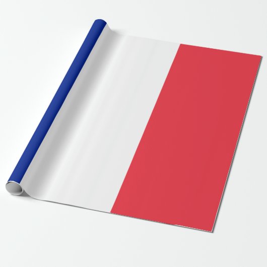 Vlag van Frankrijk Cadeaupapier (Uitgerold)