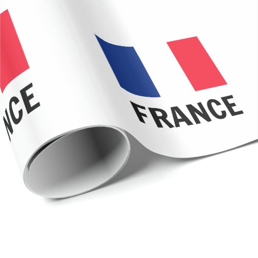 Vlag van Frankrijk Cadeaupapier (Rol Hoek)
