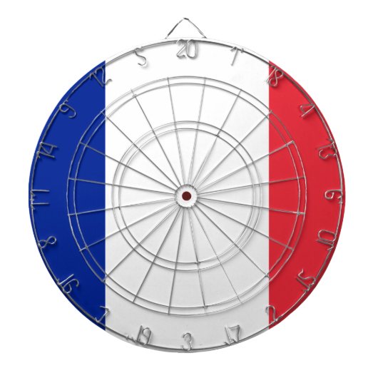 Vlag van Frankrijk Dartbord (Voorkant)