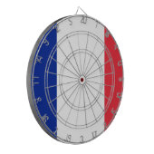 Vlag van Frankrijk Dartbord (Voorkant Links)