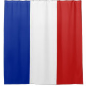 Vlag van Frankrijk Douchegordijn (Voorkant)