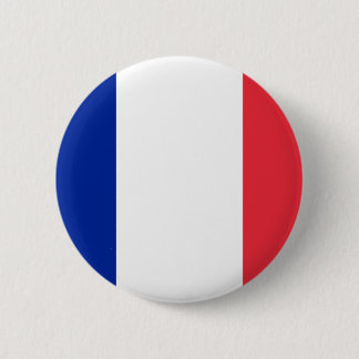 vlag van Frankrijk; Franse vlag, Drapeau de la Fra Ronde Button 5,7 Cm
