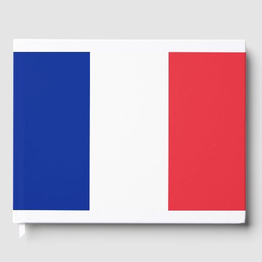 Vlag van Frankrijk Gastenboek (Voorkant)