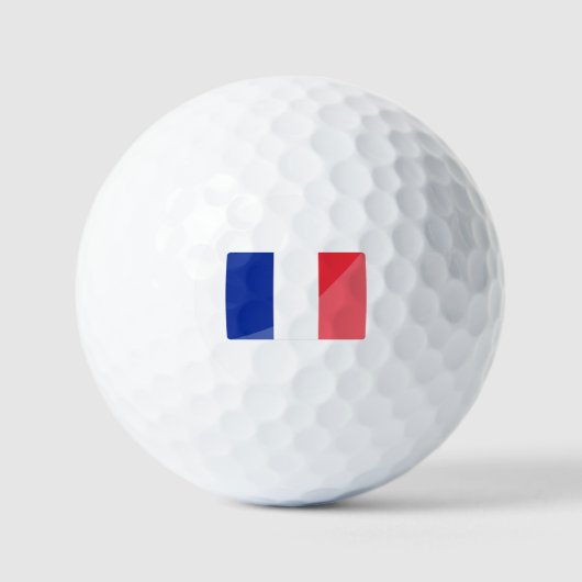 Vlag van Frankrijk Golfballen (Voorkant)