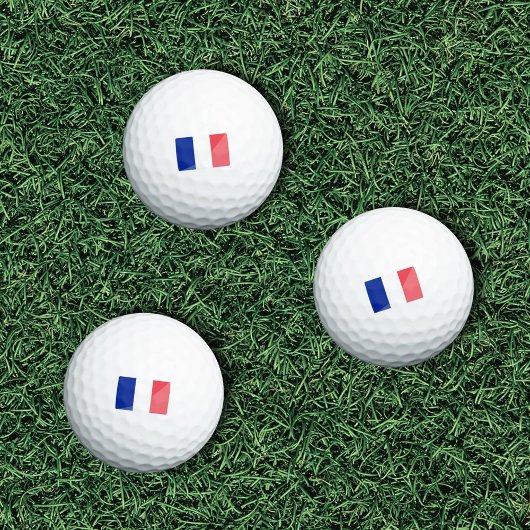 Vlag van Frankrijk Golfballen