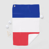 Vlag van Frankrijk Golfhanddoek (Insitu)