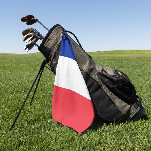 Vlag van Frankrijk Golfhanddoek (Groen)