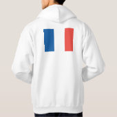 Vlag van Frankrijk Hoodie (Achterkant)