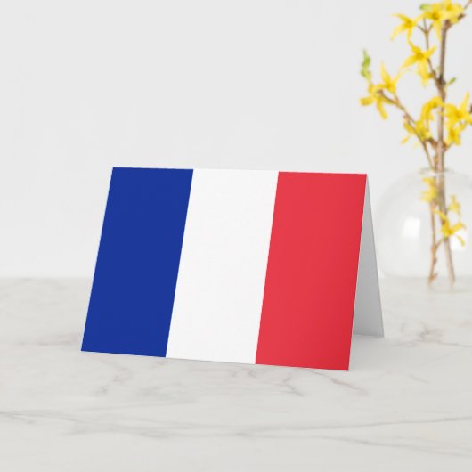 Vlag van Frankrijk Kaart (Gele Bloem)
