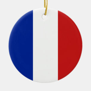 Vlag van Frankrijk Keramisch Ornament
