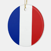Vlag van Frankrijk Keramisch Ornament (Links)