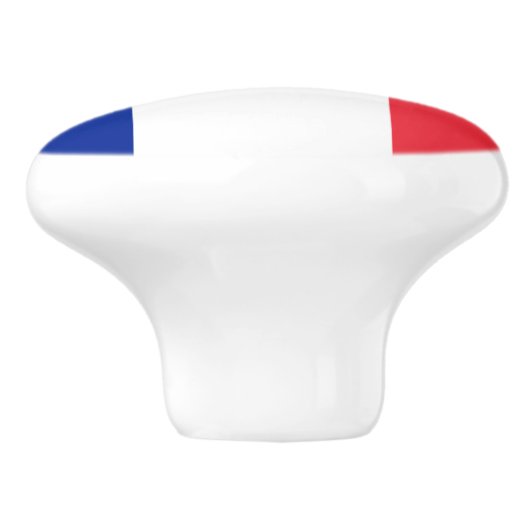 Vlag van Frankrijk Keramische Knop (Zijkant)