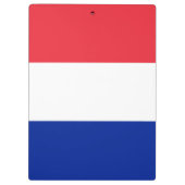 Vlag van Frankrijk Klembord (Achterkant)