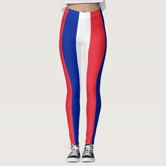 Vlag van Frankrijk Leggings (Voorkant)