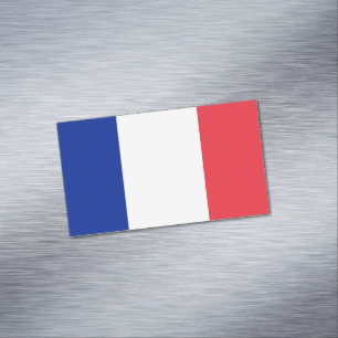 Vlag van Frankrijk Magnetisch Visitekaartje