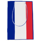 Vlag van Frankrijk Medium Cadeauzakje (Voorkant)
