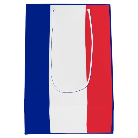 Vlag van Frankrijk Medium Cadeauzakje (Achterkant)