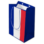Vlag van Frankrijk Medium Cadeauzakje (Achterkant Gekanteld)