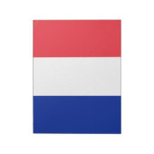 Vlag van Frankrijk Notitieblok (Linkerzijde)