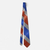 Vlag van Frankrijk Parijs Glitter Professioneel Stropdas (Achterkant)