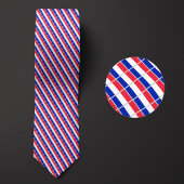 Vlag van Frankrijk Patroon Stropdas