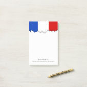 Vlag van Frankrijk Post-it® Notes (Op bureau)