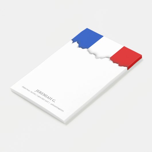 Vlag van Frankrijk Post-it® Notes (Schuin)