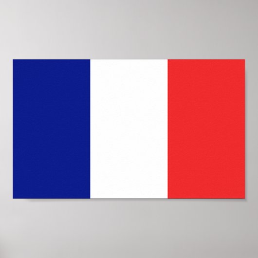 Vlag van Frankrijk Poster (Voorkant)