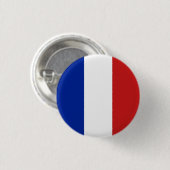 Vlag van Frankrijk Ronde Button 3,2 Cm (Voorkant /achterkant)