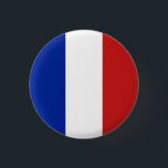 Vlag van Frankrijk Ronde Button 3,2 Cm<br><div class="desc">Vlag van Frankrijk</div>