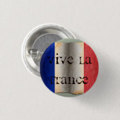Vlag van Frankrijk Ronde Button 3,2 Cm (Voorkant /achterkant)