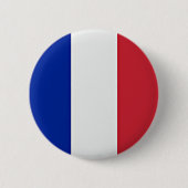 Vlag van Frankrijk Ronde Button 5,7 Cm (Voorkant)
